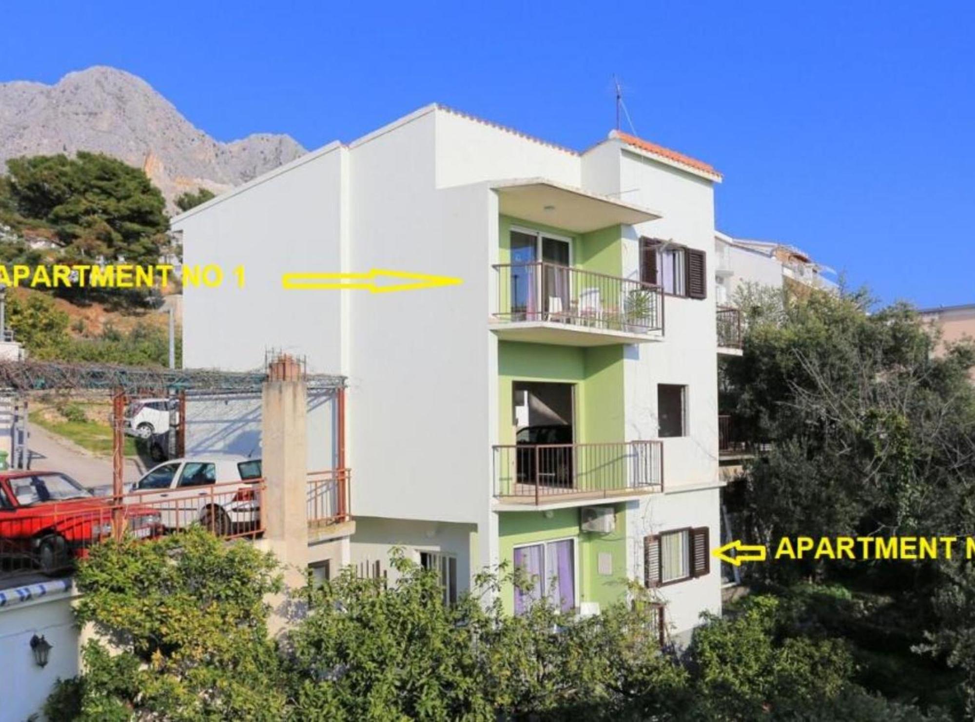 Apartments Roscic Podgora Exterior foto